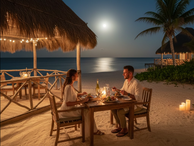 Hotel boutique lujo playa Tulum.