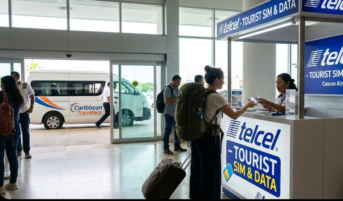 Cancun Airport transfer WiFi connection