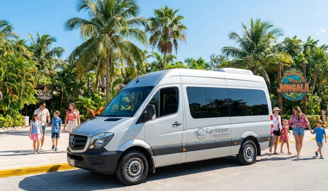 Luxury transport approaching Xavage entrance.